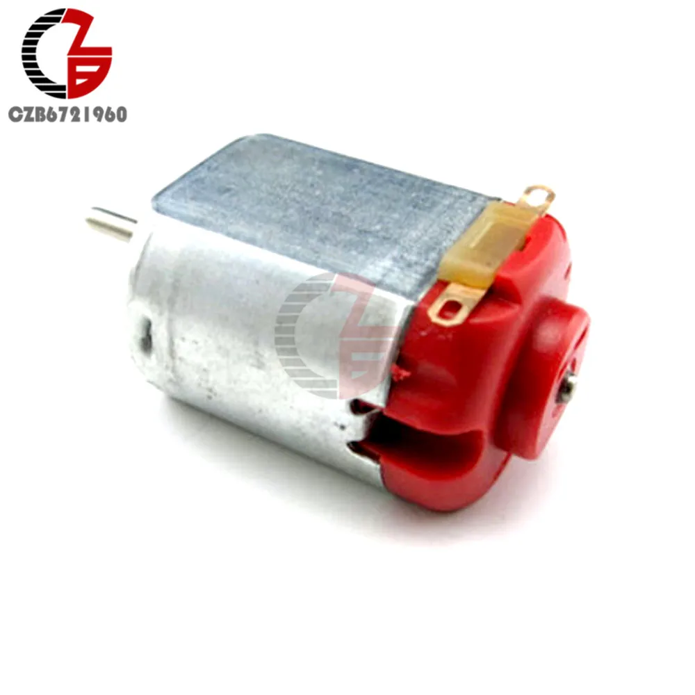 10PCS R130 DC Motor Type 130 Hobby micro motors 3 6V DC 0.35 0.4A 8000
