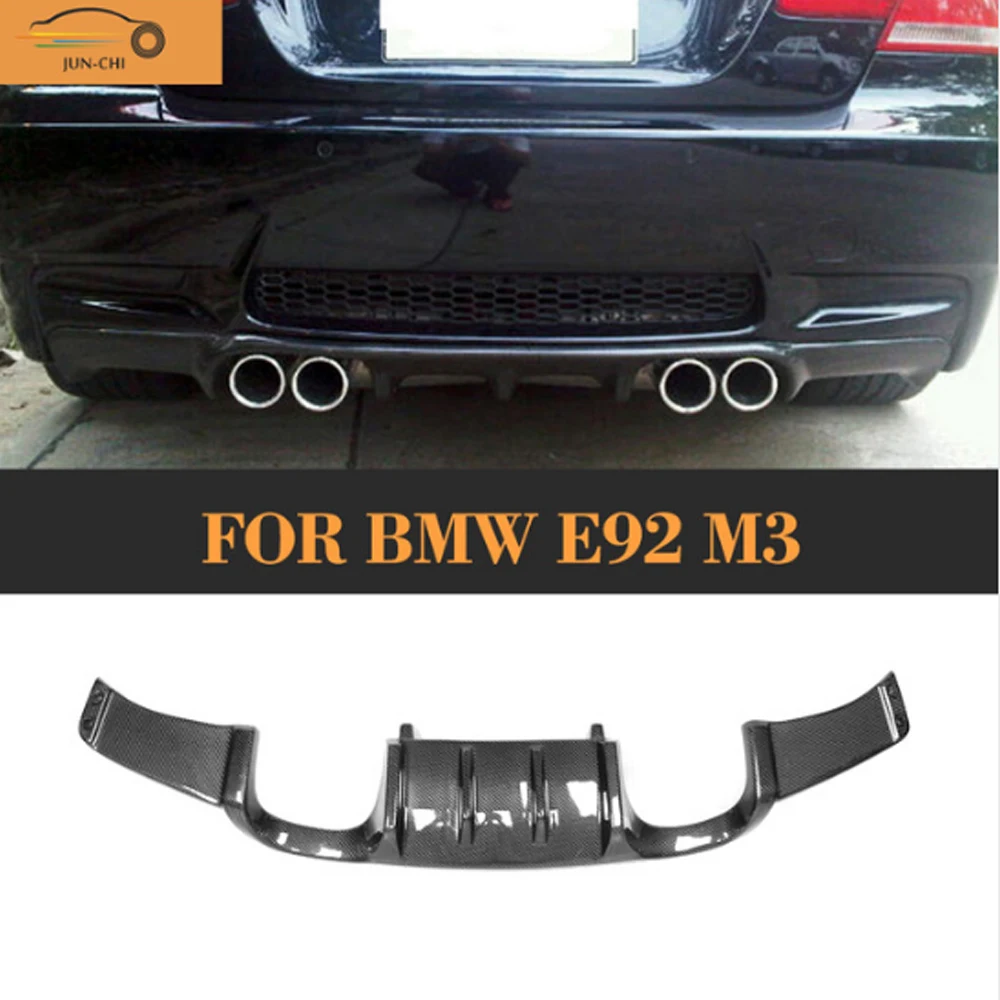 Карбоновое волокно заднего бампера спойлер диффузор для BMW E92 M3 E93 2008 2013 Cabriolet не E90