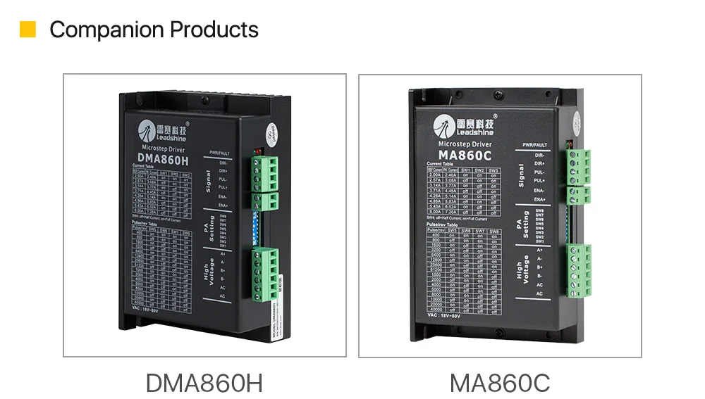 Leadshine 2 фазы шаговый двигатель 86HS85 для NEMA34 6.8A длина 118 мм вал 12,7 мм