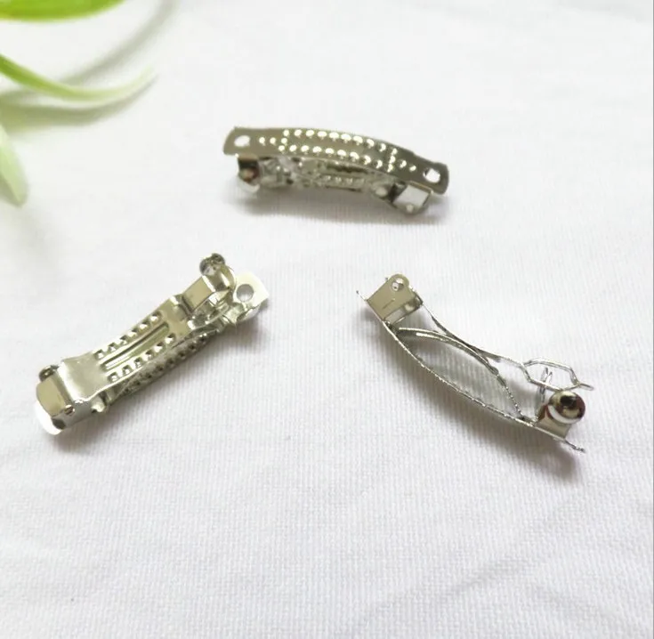 

3cm Metal French Clip Barrettes For DIY Girls Children Bow Hairgrips Hair Clip Hair Accessories 100pcs