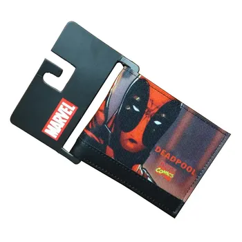 

Comics Men Wallets Fashion Casual Purse Deadpool Animation Creative Gift Card Holder Bags Wallet carteira masculina