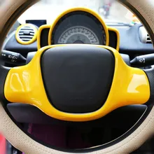 Пластиковая рулевая панель рулевого управления автомобиля, крышка для Smart fortwo 2009 2010 2011 2012 2013, литье на руль
