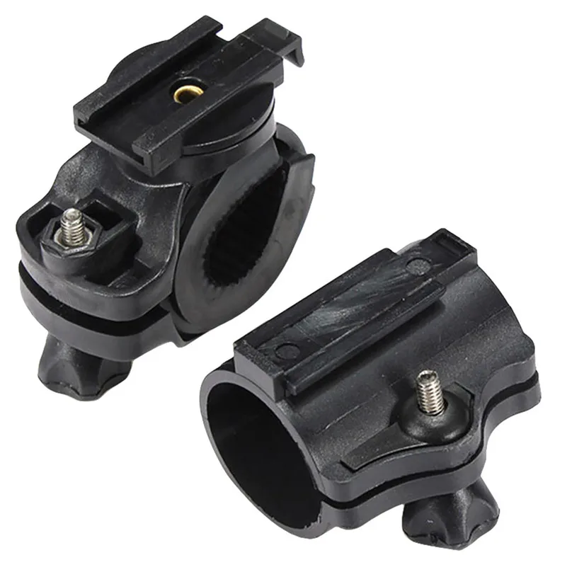 Light Bicycle bracket Torch Clip Mount Bicycle Front Light Bracket Flashlight Holder 360 Rotation Bicycle accessories  (5)