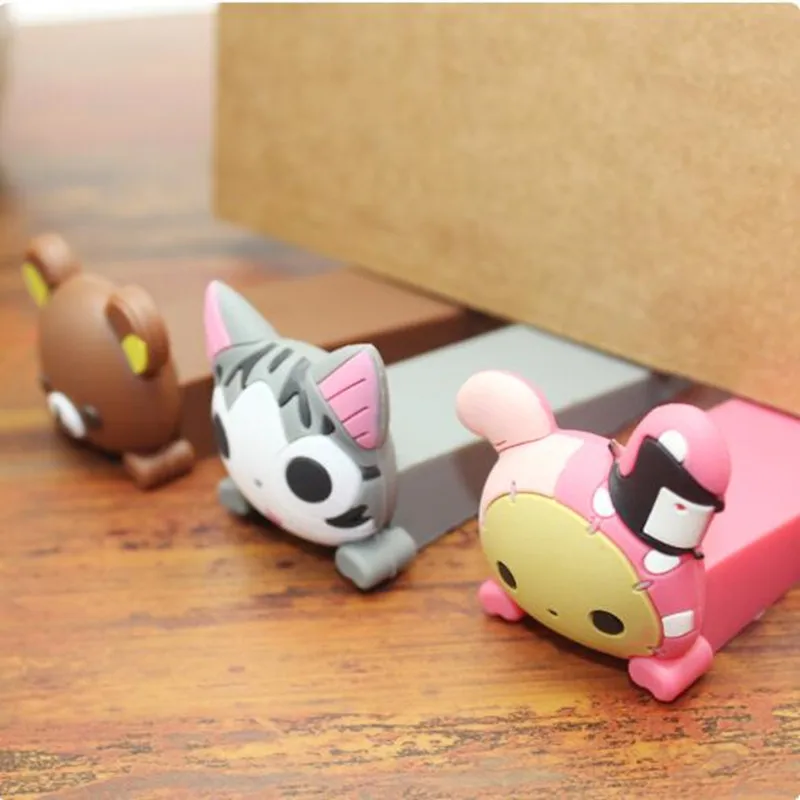 

Cute Cartoon Silicone Door Jam Door Stopper Wedge Slip Resistant Catcher Block