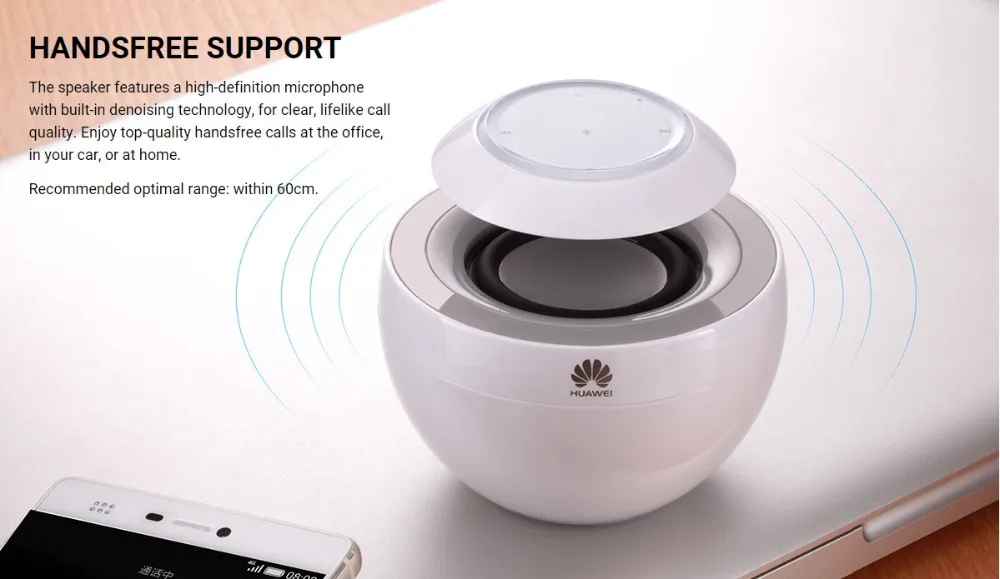 huawei Bluetooth динамик сабвуфер динамик s Поющий Лебедь AM08 беспроводной динамик Портативный Мини Bluetooth динамик