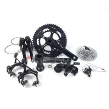 Road Bike BlackGroupsets Bicycle 170 172 5mm 50 34 53 39 11 26 11 32