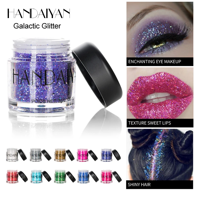 

Makeup festival glitter cosmetics eyeshadow multi-function galaxy magic color monochrome sequins