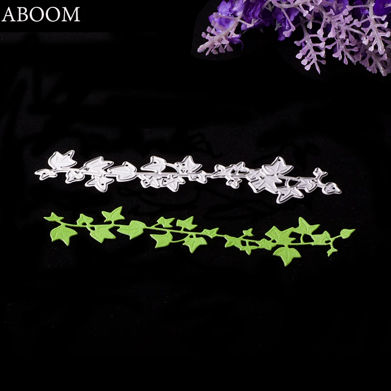 Новинка металлические штампы ABOOM для рукоделия листья лоза скрапбукинга