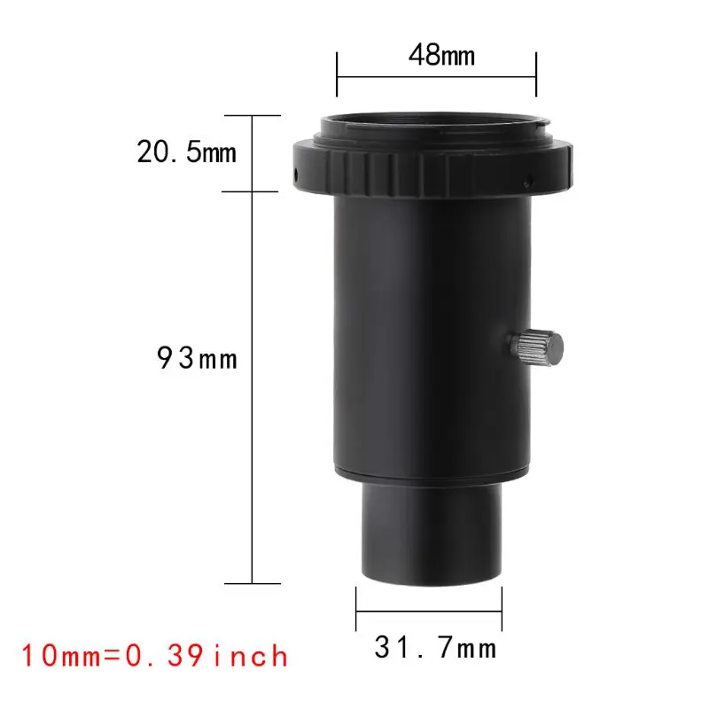 Алюминиевый Т2 адаптер телескоп удлинитель 1,25 дюймов телескоп крепление адаптер резьба т-кольцо для Canon EOS/Nikon DSLR камеры