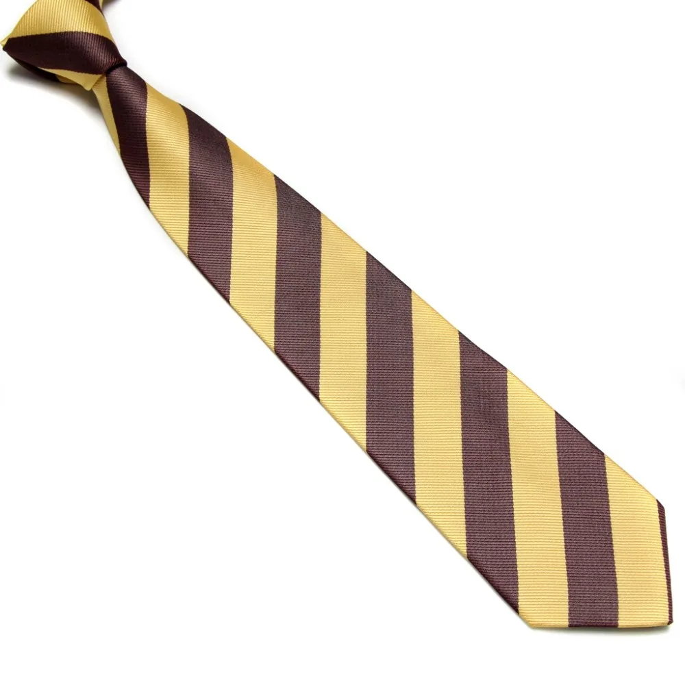 HOOYI stripes school neck ties College Boys Tie Young Men students' Necktie woven necktie