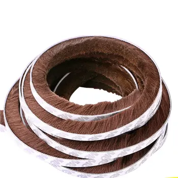 

Self-Adhesive Weather Seal Strip Sliding Windows & Doors Soundproofing Warm Windproof Anti-collision Wool Material 10 M
