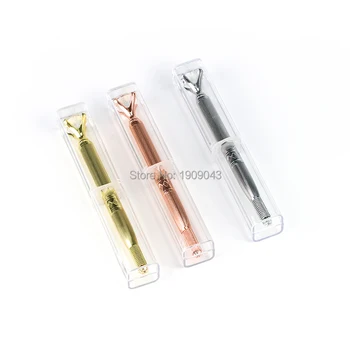 

50pcs High Quality Luxurious Rhinestone Alloy Eyebrow Lip Tebori pen Manual eyebrow microblading Pen