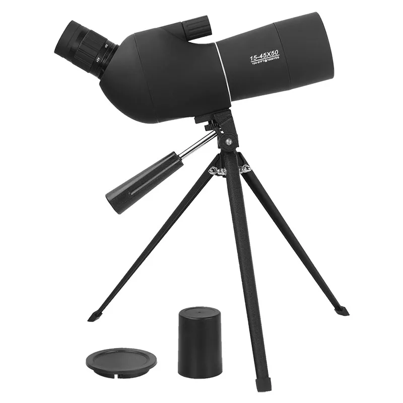 15-45X50 Зрительная труба с штатив и универсальный смартфон держатель зум HD монокуляр телескоп пейзажа за птицами