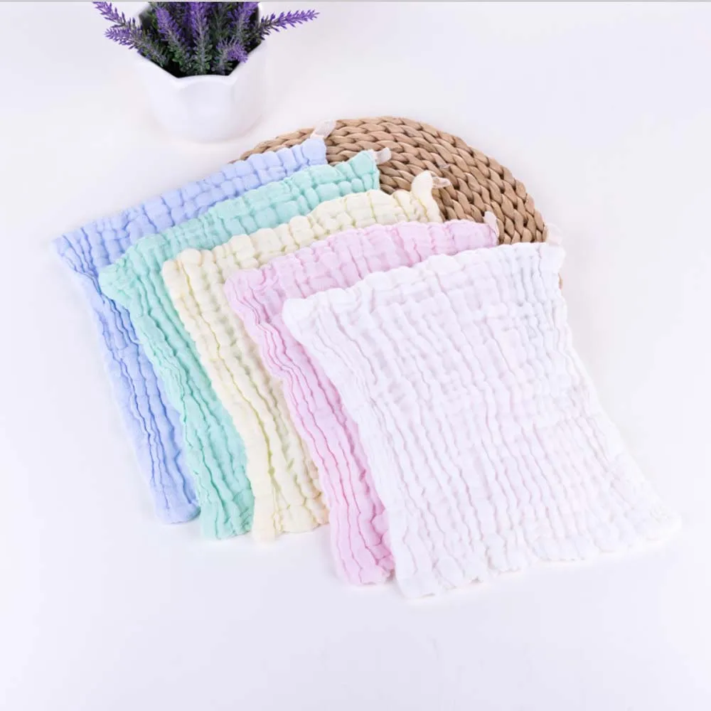6 layerss 100 cotton muslin gauze baby handkerchif square towel muslin