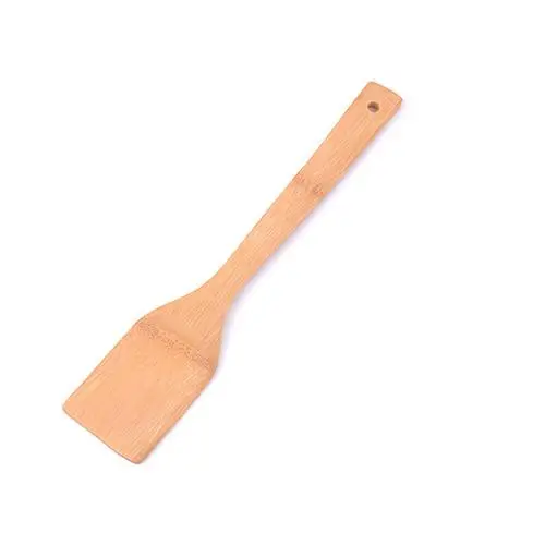 

1Pc Bamboo Anti-Slip Cooking Utensils Kitchen Tool Bamboo Spatula Spoon