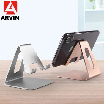 

ARVIN Aluminum Alloy Tablet Phone Holder for iPad Air Pro 3.5-10.5 inch Desktop Lazy Mount Stand for iPhone X Samsung Tablet PC