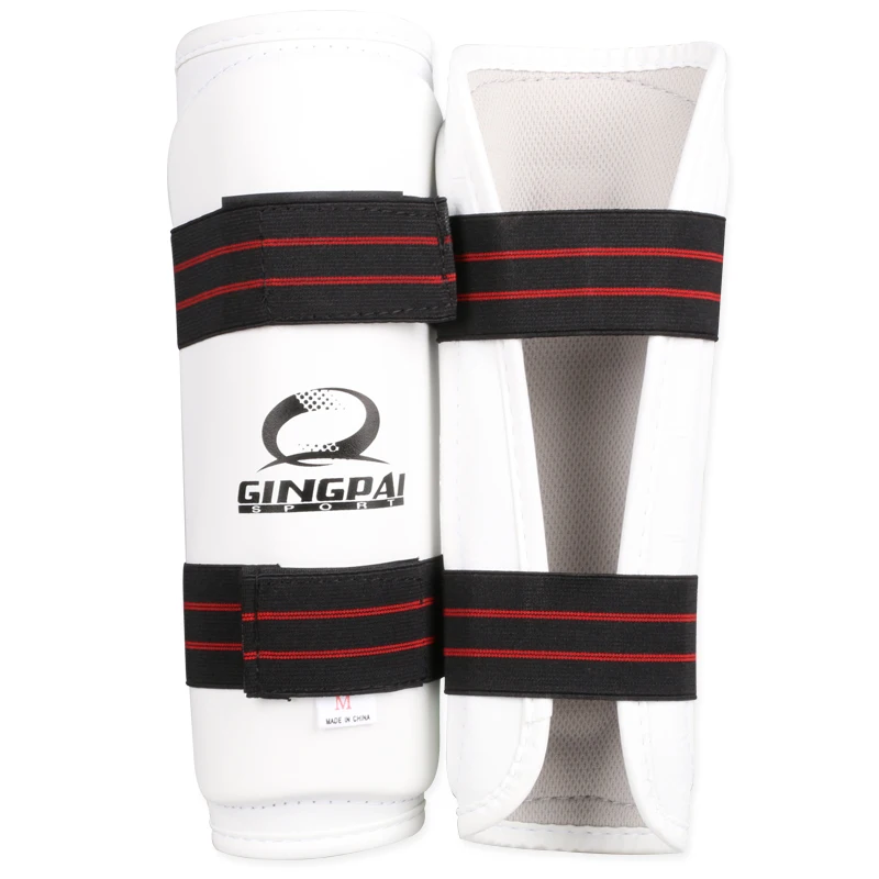 Shin Guard For Kick Boxing MMA Karate Taekwondo Sanda Fight Protective Equipment Muay Thai Protector Shin Arm Leg Guards 1 Pair