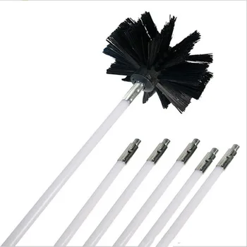 

New Hot Dryer Duct Cleaning Brush Kit with 1 Brush Head 6 Flexible Extension Rods SMD66