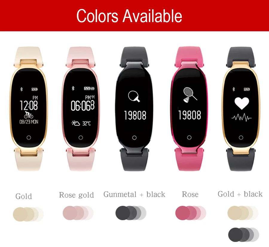 SCOMAS Модные Смарт-часы для женщин IP67 водонепроницаемый монитор сердечного ритма фитнес-трекер relogio Smartwatch для iOS Android