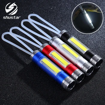 

MINI LED Flashlight COB Work light Powered by one AAA battery Suitable for a variety of occasions