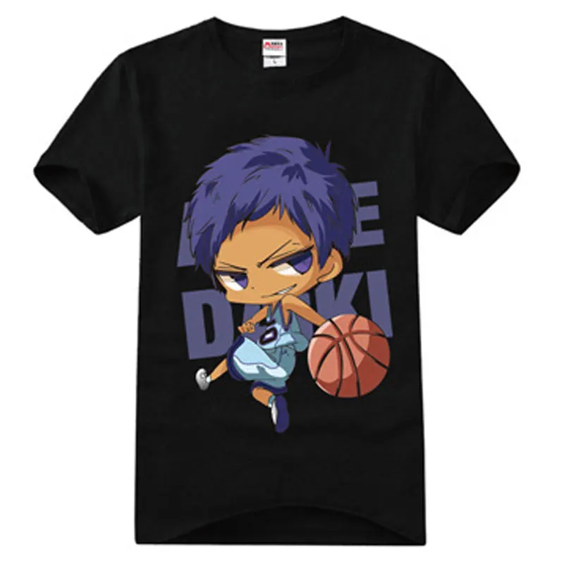 Футболка с принтом Kuroko no Basuke футболка коротким рукавом и круглым вырезом