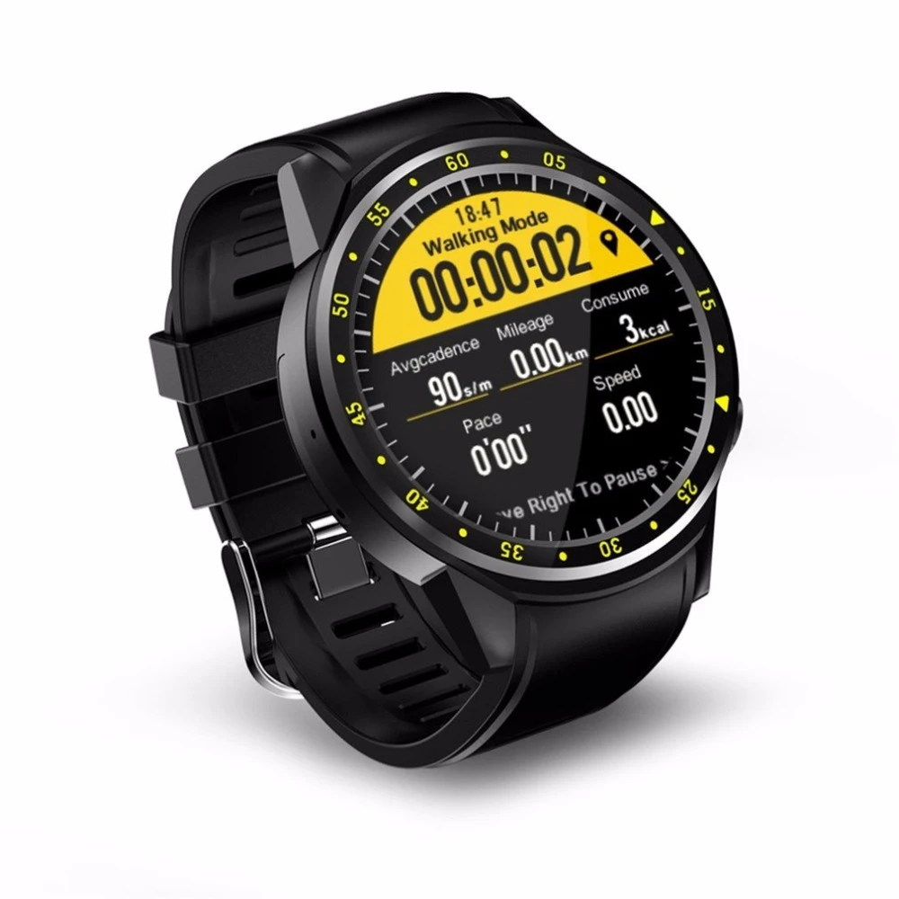 sport smart watch with dual camera bluetooth sim card compass smartwatch for ios & android