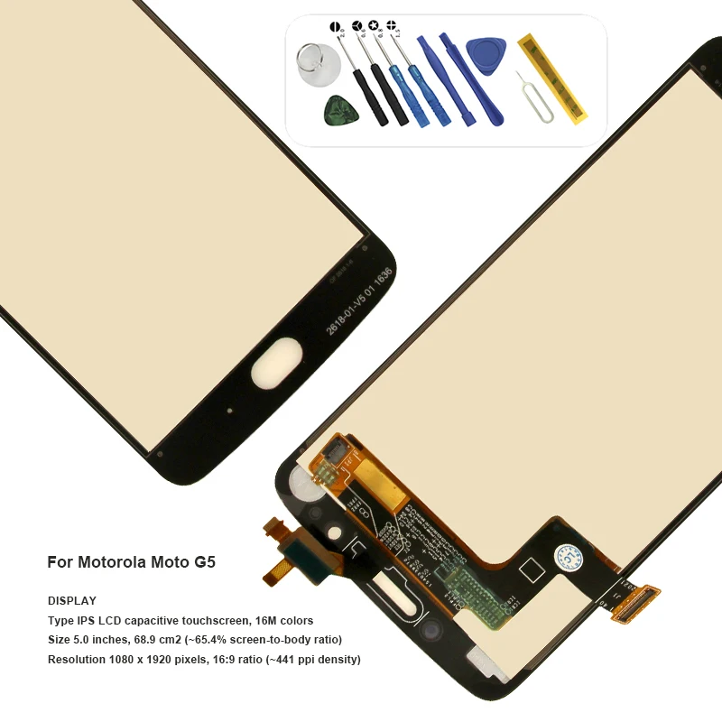 

for motorola Moto G5 XT1672 XT1670 XT1676 lcd Display touch screen digitizer assembly replacement