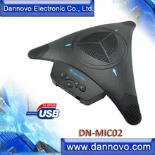 DANNOVO USB Altavoz omnidireccional, 360 grados de Recogida, Plug and Play, Windows, MAC, Linux, Skype, Lync, MSN