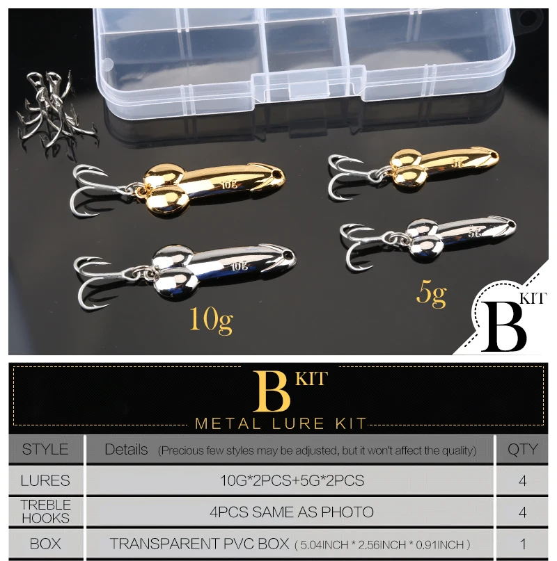 20pcs Fishing Lure Mixed Spinner Spoon Kit Hard Metal Lures Sea Isca Crankbait Baits Pesca Jia Head In Storage Box Fishing Gear