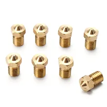 16 шт./лот 3D J-насадка для 1.75 нити V6 hotend экструдер RepRap принтера сопла отверстия 0.2 мм, 0.3 мм, 0.4 мм, 0.5 мм