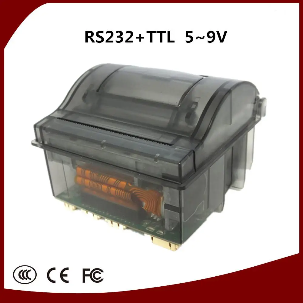 

TTL+ RS232 58mm thermal Printer Series supports RS232/TTL Interface