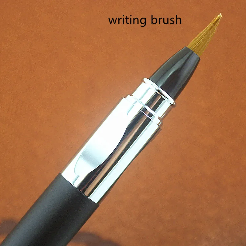 Многоцветная металлическая каллиграфическая ручка мягкая кисть для письма волос Акварельная авторучка для рисования школьные принадлежности канцелярские принадлежности