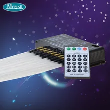 New design Wholesale cheap fibre optic decorative with meteor led projector and plastic fiber cable