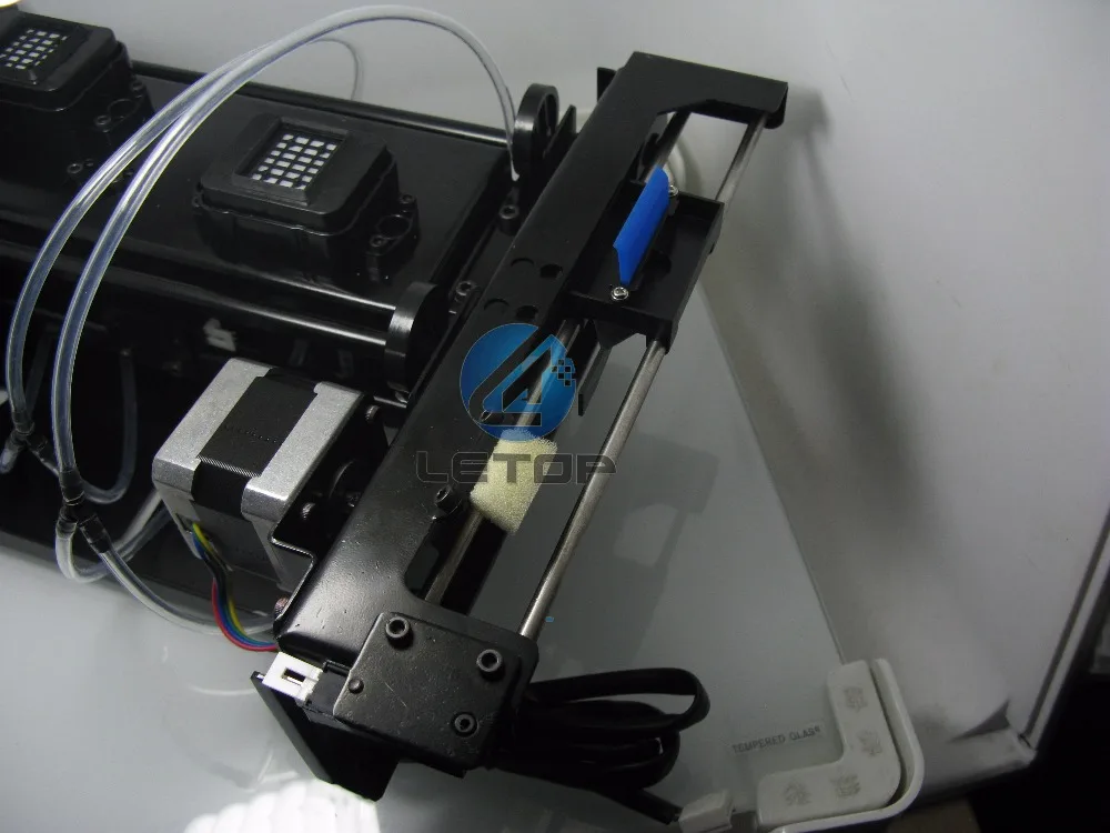 xp600 Printhead Cleaning Station XP600 Double Head Capping Station Assembly Black