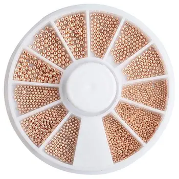 

5mm Nail Art Sticker Tip Decal 3D Acrylic Glitter Manicure Studs Nail Tips DIY (O)