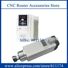 HQD GDF46-18Z/3,5 шпиндель с воздушным охлаждением двигатель 3.5KW 4 подшипник 18000 об/мин ER25 AC220V+ 3.7Kw AC220V преобразователь частоты vfd