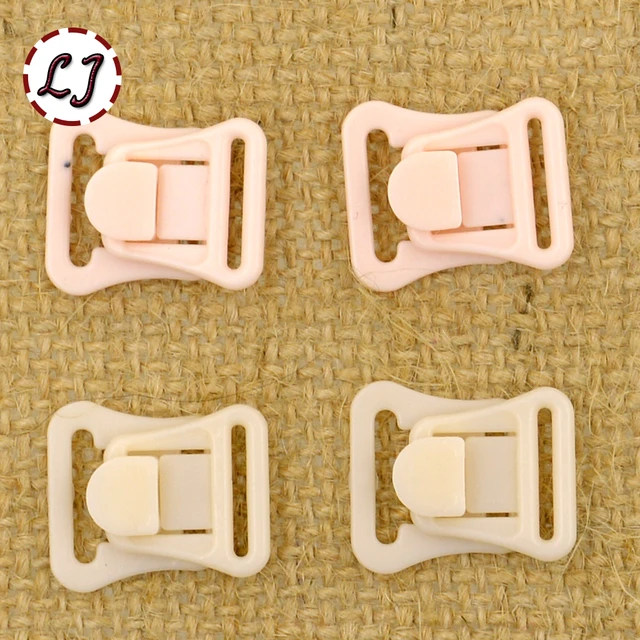 10set/lot small Craft Plastic Rectangle Tape Closure Hook & Clasp Waist  Extenders Sewing On Clothes Bra Clip Hooks accessories