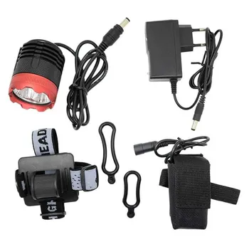 

WasaFire 3* XML T6 LED 4000lm 3 Modes Bike Light Bicycle Lights 6400mAh Battery Pack Cycling Frontlight Flashlight Headlamp Lamp