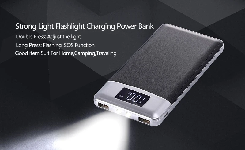 Новинка портативное зарядное устройство 20000 мАч для Xiaomi Mi 2 с USB внешняя батарея