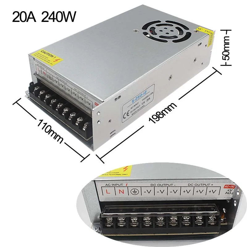 20A 240W led driver