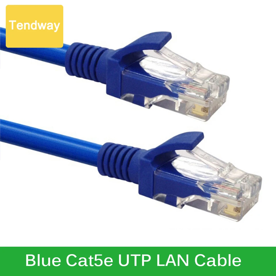 High Speed 1.8M Blue Cat5e UTP LAN Cable Network Cable Patch Cord Wire Jumper For