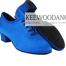 Королевский синий латинский бальный танец обувь качество мужские продажи качели Танго танцевальная обувь вечерние туфли свадебные туфли