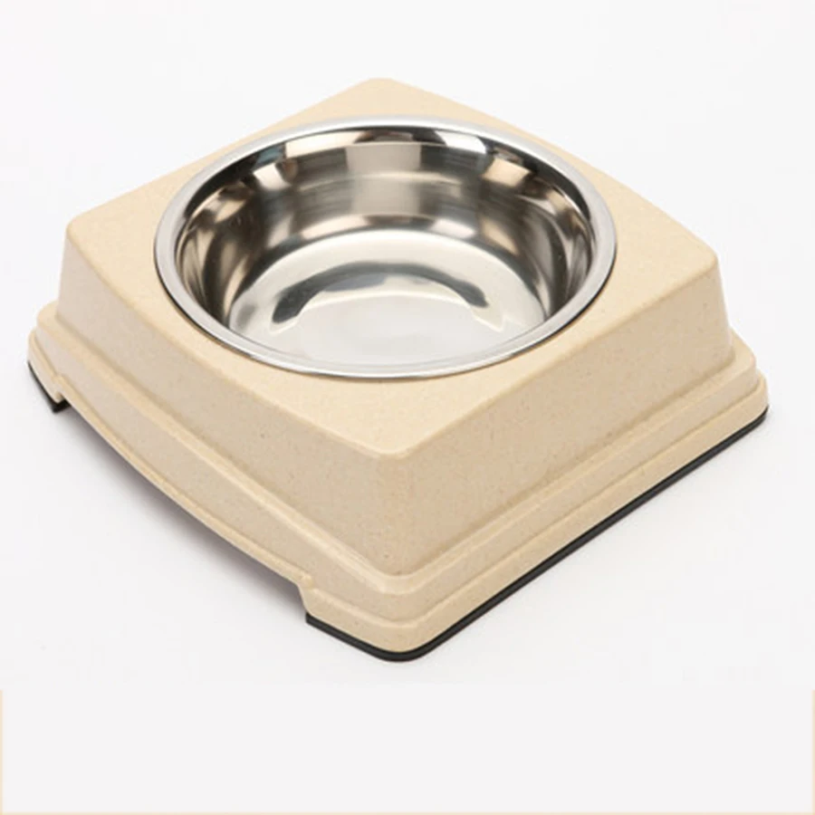 

Stainless Steel Pet Dog Bowl Water Food Travelling Dog Container Feeding Bowls Water Fountain Comedero Gato Cat Dishes 50A0486