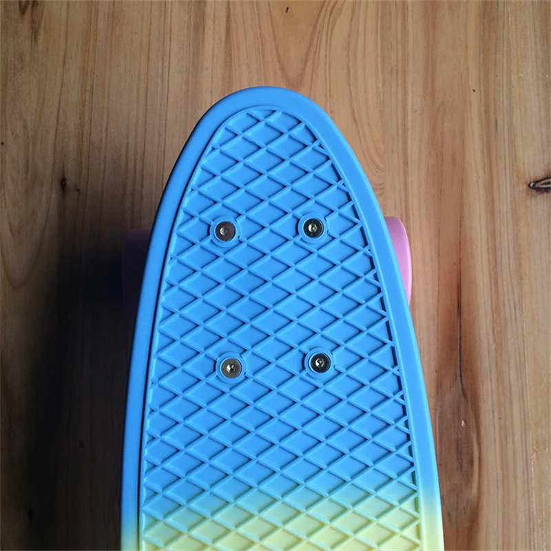 Fade-Retro Mini Cruiser Longboard for Boys and Girls, Skate Board, Ready to Ride, Peny Skateboards, 22x6"