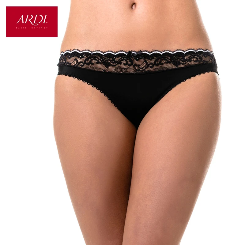 Briefs Fashion Lace Underwear Cotton Gusset Mid Rise Large Size M L