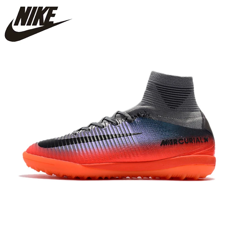 

Nike MERCURIALX TF11 Football Soccer Men New Fg High Ankle Indoor Soccer Cleats Turf Superfly Futbol Shoes 903614-601 39-45