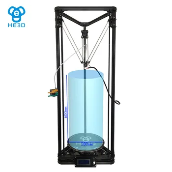 

HE3D NEWEST reprap K280 delta 3D printer Heat bed Auto level Large size 280mm in diameter 600mm in height support multi material
