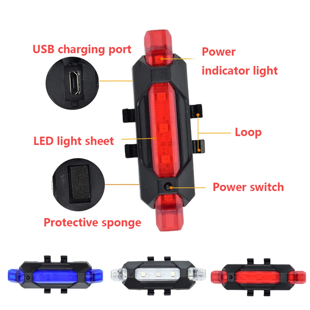 

For Xiaomi Mijia M365 Electric Scooter Night Cycling Warning Light LED Strip Flashlight Bar Lamp Safety Decoration Scooter Parts