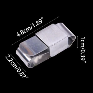 Сильный магнитный бильярдный шар бассейн держатель мела для кия нержавеющая сталь s-образный зажим компактный размер портативный профессиональный снукер Acc - изображение