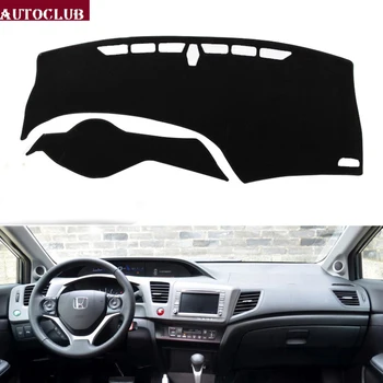 

For Honda civic 2013 2014 2015 2016 9th generation Car Styling Covers Dashmat Dash Mat Sun Shade Dashboard Cover RHD